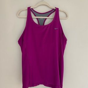 EUC Nike Dri-Fit Racer Back Purple Tank Top, 3x